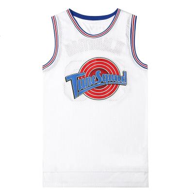 China Breathable Movie Cosplay Costume Space-Jam Air-Squad #23 #1 BRANCH #10 LOLA Bugged #22 Murray Bunny Basketball Jersey Stitched Number for sale