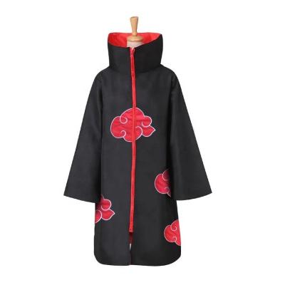 China Wholesale Uchiha Itachi Ninja Akatsuki Cosplay Anorak Cape Japan Coat Jacket Costume Halloween Anime Cosplay Costume for sale