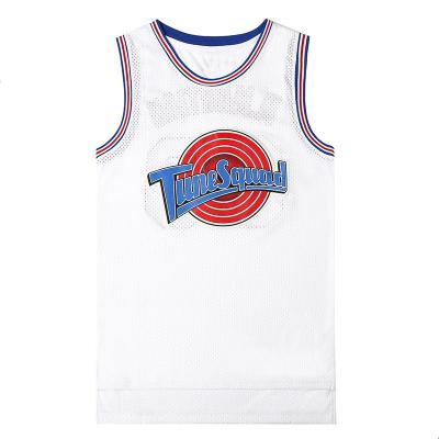 China Polyester Movie Cosplay Suits Space-Jam Air-Squad #23 #1 BRANCH #10 LOLA Bugged #22 Murray Bunny Basketball Jersey Stitched Number for sale