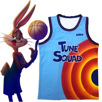 China Air Platoon #6 James Adult T-shirt Tops Shorts Polyester Space Jam Tank Top Cosplay Costume Kids A New Uniform Clothes Legacy Shirt Vest for sale