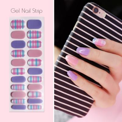 China Easily Apply JOYME Durable Waterproof Nail Tape Nail Art Stickers Decoration Custom Nail Wraps For Women for sale