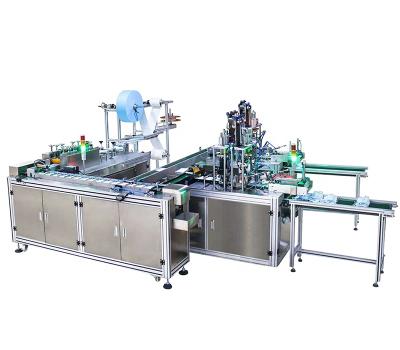 China Hotels Full Automatic 3 Ply Disposable Mask Making Machine For 1+2 Disposable Mask Production Line for sale