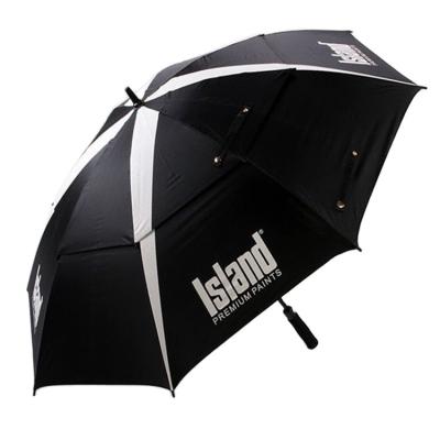 China Custom Contemporary UV Silver Coating Printing OEM Waterproof Umbrella Wholesales Golf Umbrella for sale