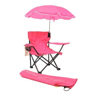 China Contemporary Wholesaler Customized Beach Chairs Logo With Sling Umbrella for sale