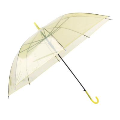 China POE Minimalist Colorful High Quality Clear Custom Straight Umbrella for sale