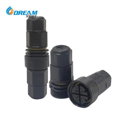 China M16 Series Assembly Connector Waterproof Electrical 4Pin High Power Connector Socket for sale