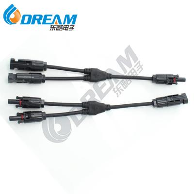 China Solar Panel Connector Cable For MC4 Y Branch Connector Parallel Extension Cable. for sale