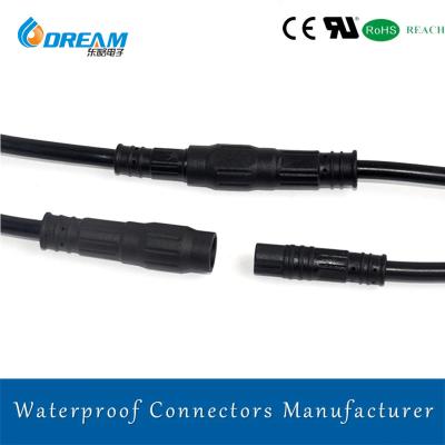 China ODM M12 E-Bike Cable Bicycle Motor Power And Signal PIN Waterproof Connector for sale