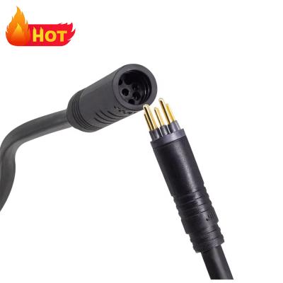 China E-BIKE Electric Bicycle Waterproof Extend Cable Male OR Female Motor Cable 3+6 Pin Conne for sale