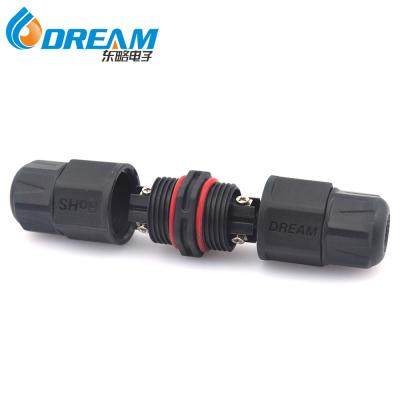 China M16 2 3 4 Pin Lighting Outdoor Cable Electronic Screw Waterproof Ip68 Power Connector for sale