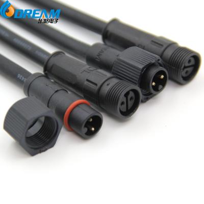 China High Quality M18 Waterproof Connector 3 Pin 3 Core IP67 IP68 Female Male Plug LED Connecto for sale