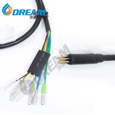 China E-Bike Motor Convert Extension Cable Waterproof Connector Male 9 Pin 60cm for sale