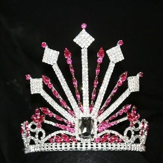 China Middle sizes rhinestone holiday crowns and tiaras wholesale supplier of pageant crowns paypal payment low MOQ for sale