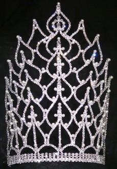 China Pearl  crowns and tiaras for pageant crowns tall crowns supplier whosale pageant crowns and tiaras custoim crowns for sale