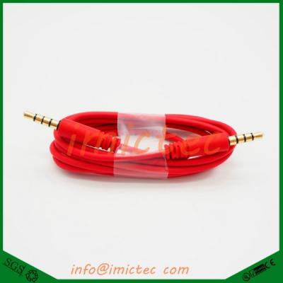 China 2018 Hot Selling Computer Mobile Phone 3.5mm Male To Male Tape Cable For PC MP3 for sale