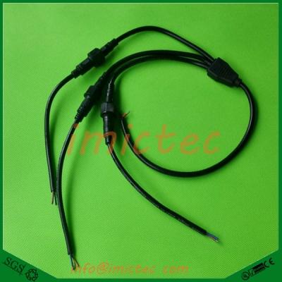 China 2016newly selling monitor 1 in 3 dc waterproof cable for sale