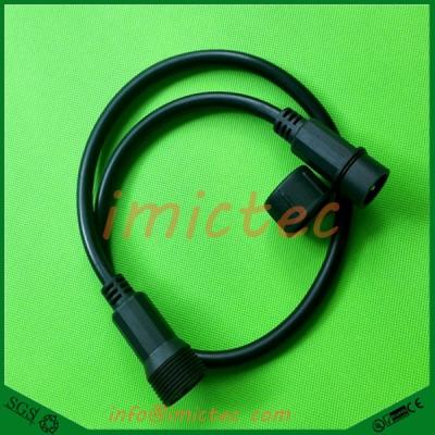 China 2016Newly Selling Monitor Waterproof 2 Pin Connector Cable For LED Light Lamp for sale