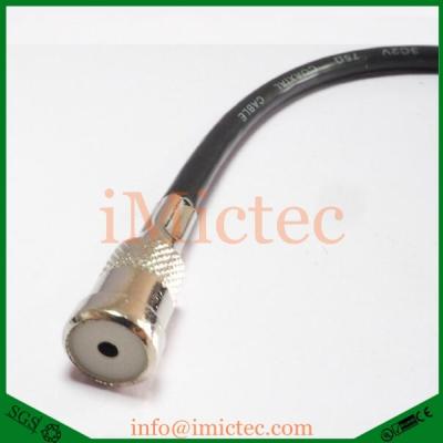 China Active DIN Plug to ISO Connector Cars Antenna Extension Cord (3 c2v line, RG174) for sale