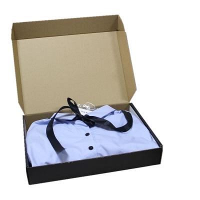 China Handmade Custom Eco Friendly Baby T-shirt Printing Black Sock Apparel Packaging Boxes for sale