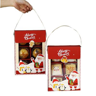 China Handmade Eco Friendly Box Printing Advent Calendar Food Safe Christmas Cookie Box Packaging With Logo for sale