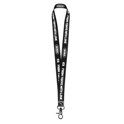 China Casual Customized Heat Transfer Sublimation Printed Full Colorful Satin Polyester Lanyard for sale