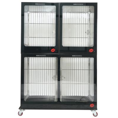 China KA-505D Aeolus Pet Stainless Steel Display Cage Dog Display Stocked Cage for sale