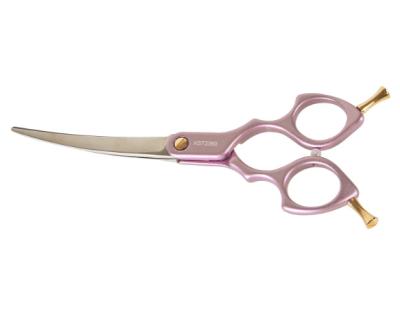 China Right Handed Scissors KISS 5 Star Series Curved & Straight Grooming Scissors for sale