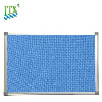 China Modern Pin Board Wall Mounted , Office Soft Fabric Decorated Bulletin Boards For Kids for sale