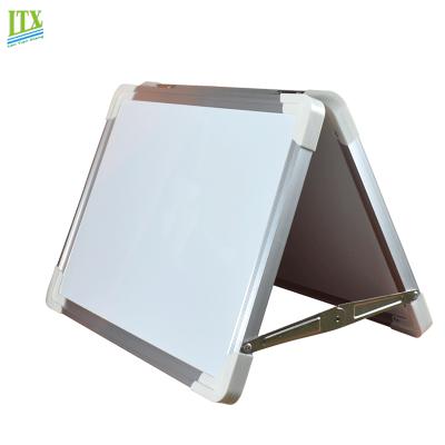 China Flexible Double Sided Magnetic Desk Board Foldable Whiteboard For Kid Note for sale