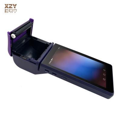 China Portable Handheld POS Terminal with 6.0 Inches TFT LCD Display and Built-in Printer for sale