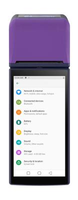 China 3000mAh Battery Wireless Dual Screen POS System With WiFi/BT 5.0 for sale