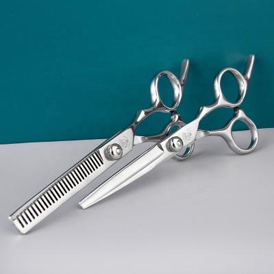 China Hair Scissors Hair Scissors Set Home Use Hair Clipper Razor Thinning Kit Hairdressing Scissors Cutting Scissors Barber Haircut Set for sale