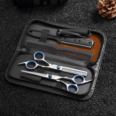 China Professional Hair Cutting Scissors Hair Scissors Set Hairdressing Scissors Trimmer Razor Thinning Cutting Scissors Barber Haircut for sale