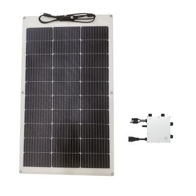 China Home Power Solar PV System Kits Micro Balcony Inverter With Flexible Smart Solar Panels for sale