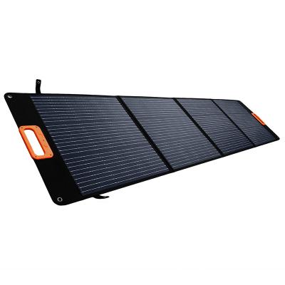 China Good Quality 180W 200W Portable Folding Monocrystalline Silicon Outdoor Fishing Foldable Solar Panels For Outdoor Smart 182mmx182mm Camping for sale