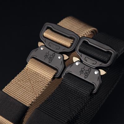 China Outdoor Tactical Belt JT Casual Climbing Multifunctional Braided Nylon Belt for sale