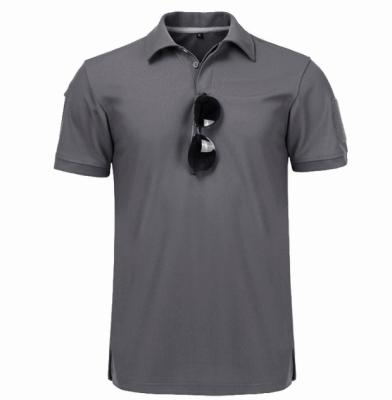 China Anti-Wrinkle Quick-Drying T-shirt Men's Outdoor Sports Quick-Drying Polo T-shirt Summer Loose for sale