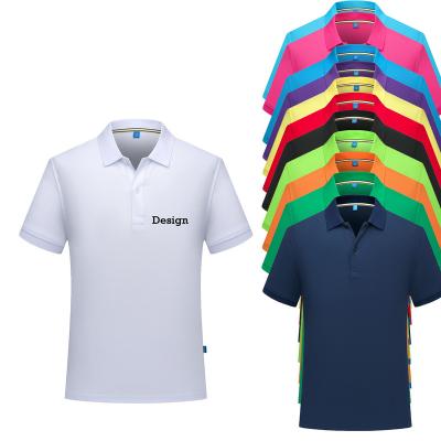 China Wholesale Custom Logo Design Cotton Men's Plain White Anti-wrinkle Golf Polo T-shirt Apparel Shirt For Men for sale