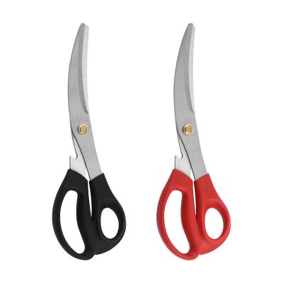 China Strong and Sharp No Rust Fashion High End Powerful Multifunctional Patent Stainless Steel Universal Kitchen Shears Scissors for sale