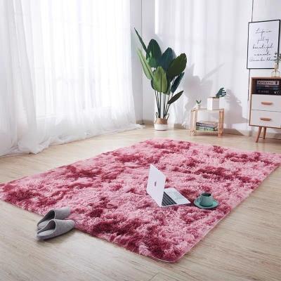 China Washable Carpet Covers Good Quality Modern Living Room Gradient Tie-Dye Office Carpet Luxury Carpet for sale