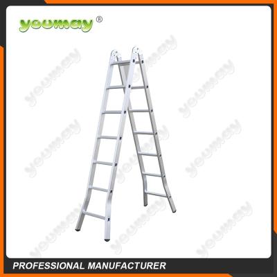 China Aluminum Universal Folding Ladder 5 Step Hand Cart Folding Ladders for sale