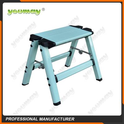 China Folding Ladders 1 Step Ladder Aluminum Small Stool Ladder Kids Ladder for sale