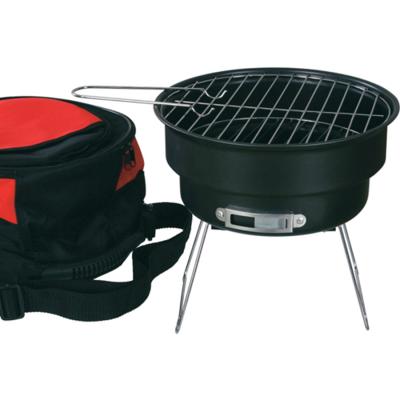 China Easily Assembled Portable Lightweight BBQ Grill Charcoal Grill Single BBQ Grill For Outdoor With Cooler Bag for sale