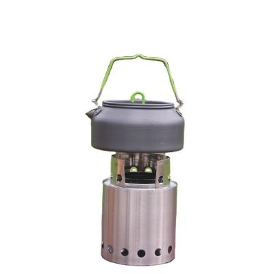 China Hot Sale OEM Amazon High Quality Portable Pellet Stove Wood Burning Camping Stove For Backpacking for sale