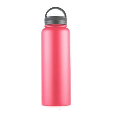 China Durable 1100ML Stainless Steel Wide Mouth 37 Ounce Vacuum Water Bottle Double Wall Insulated With Custom Color for sale