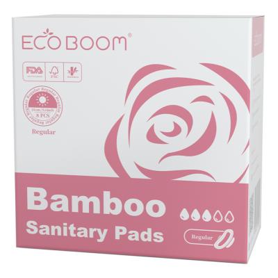 China BOOM Super Absorbent Private Label ECO Panty Liner 100% Eco Friendly Biodegradable Sanitary Napkin for sale