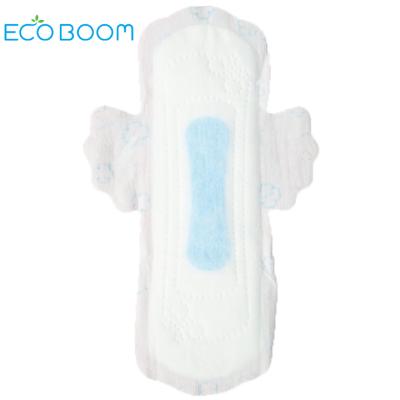 China ECO BOOM 100% Super Absorbent Biodegradable Sanitary Napkin Leak Prevent Feminine Hygiene Panties Degradable Liner for sale