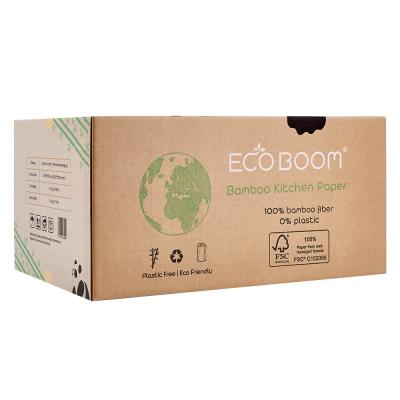 China Hotel Home Kitchen ECO RUMBLE Organic Degradable RTS Kitchen Bamboo Eco Friendly Paper for sale