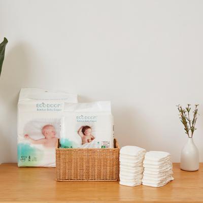 China ECO plain weave RUMBLE organic biodegradable eco nappies cheapest baby bamboo diapers in Sri Lanka for sale