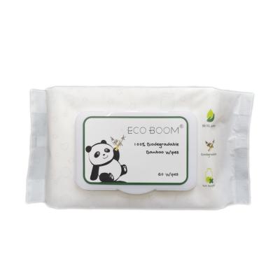 China Daily Life Cleanser ECO TO RUMBLE Eco Friendly Biodegradable Organic Plant Based Bamboo Disposable Toilet Tissue Wet Baby Water Wipes for sale